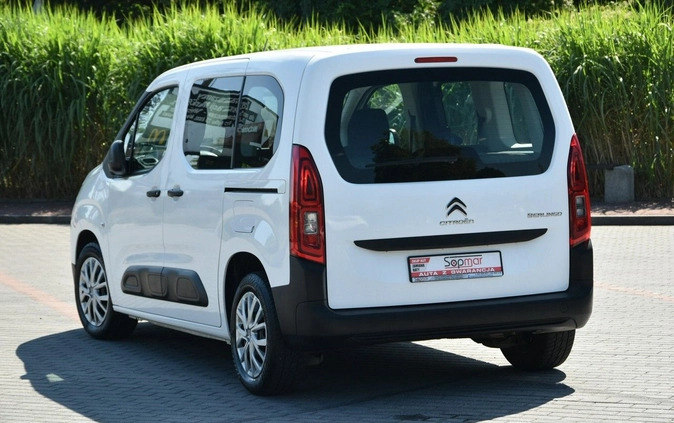 Citroen Berlingo cena 65900 przebieg: 106000, rok produkcji 2019 z Kruszwica małe 379